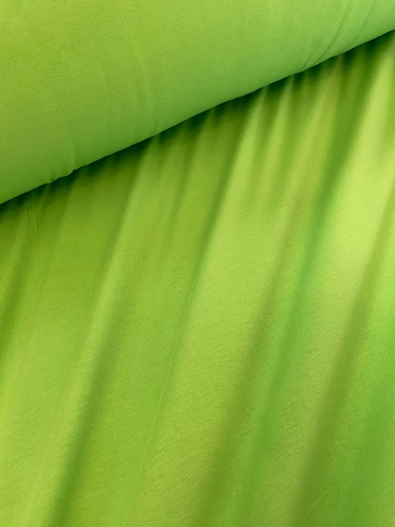 Image of Lime 220gsm cotton lycra