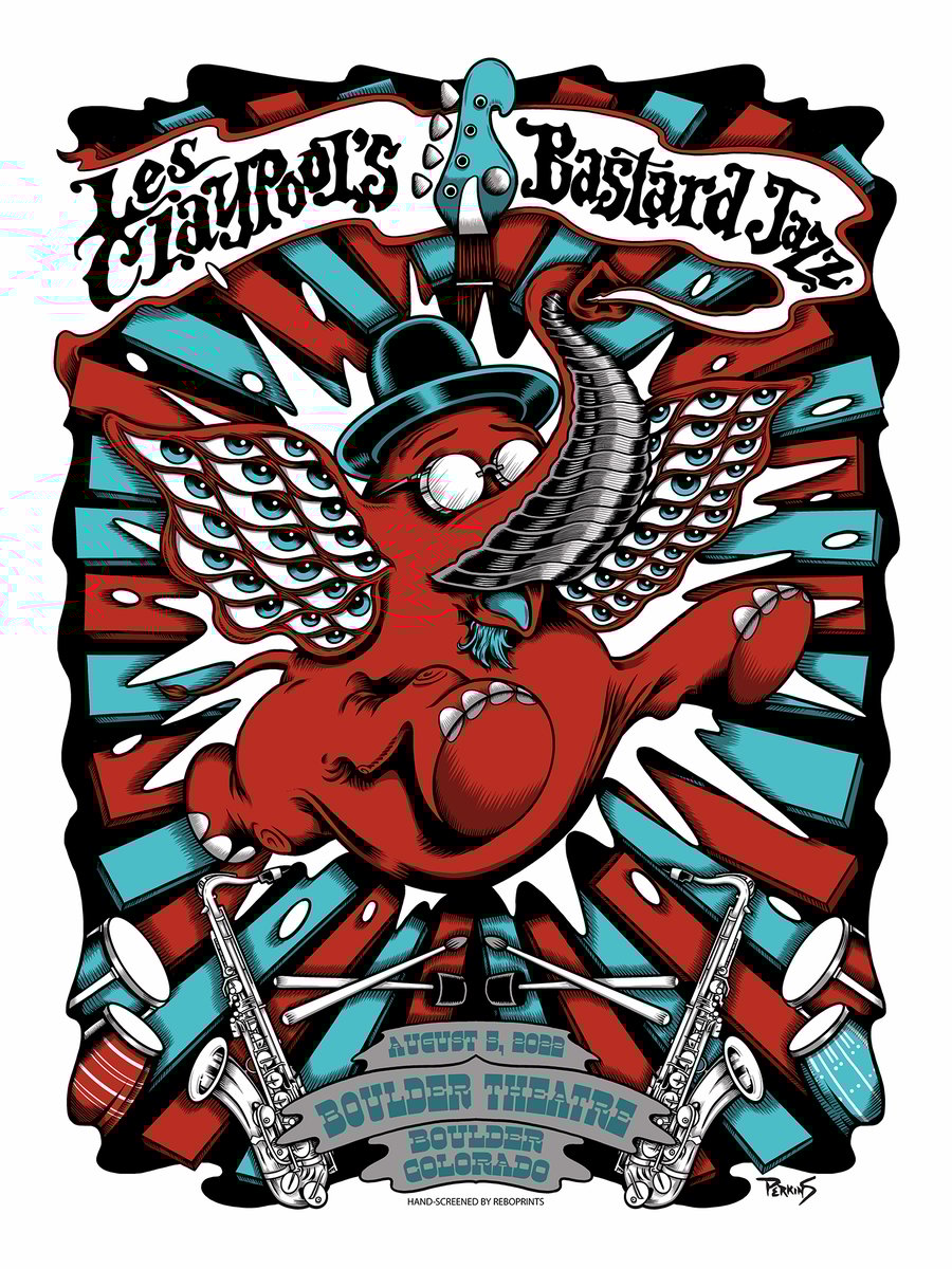 Les Claypool's Bastard Jazz, Boulder CO 2022 Billy Perkins