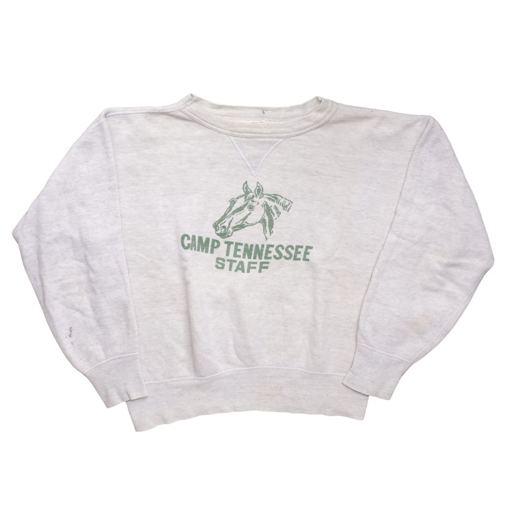 Image of Vintage 50s/60s Camp Tennessee Staff Single V Sweatshirt