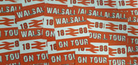 Image 1 of Pack of 25 7x7cm Walsall On Tour Football/Ultras Stickers.