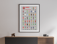 Image 1 of Derry Clubs framed print