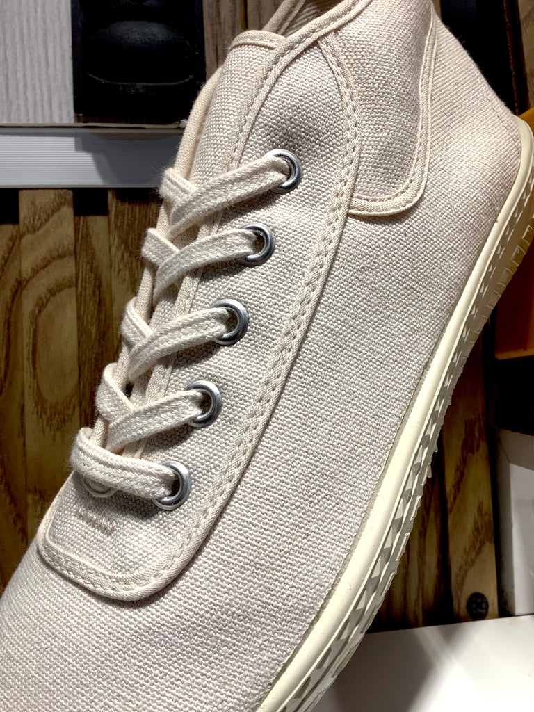 Inn-stant mid canvas natural sneaker shoes made in Slovakia Image 4