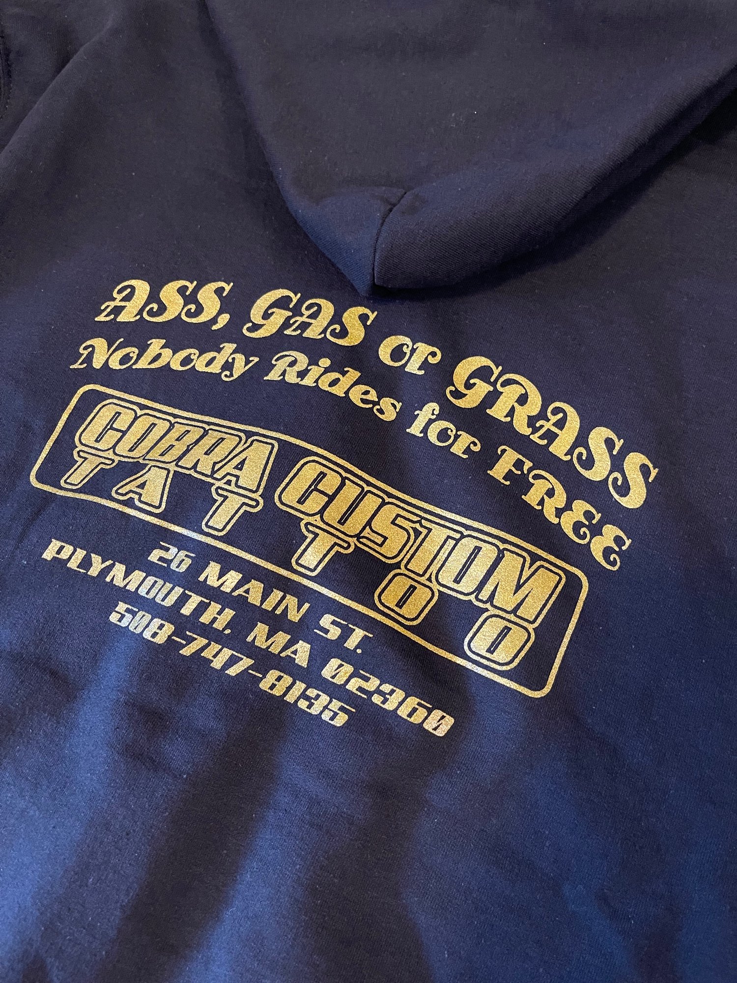 Image of Ass, Gas, or Grass Zip-up Hoodie