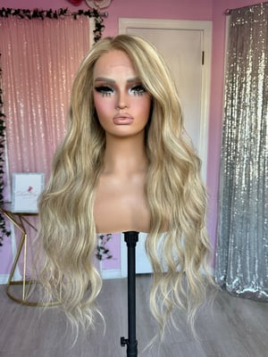 Image of all human hair highlights blonde (ready to ship)