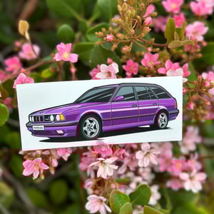 Image of KUWTB Kustoms E34 Touring Decal Sticker