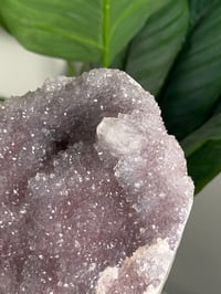 Image 2 of XL SELF STANDING COTTON CANDY APOPHYLITE CUT BASE WITH CALCITE -INDIA- F