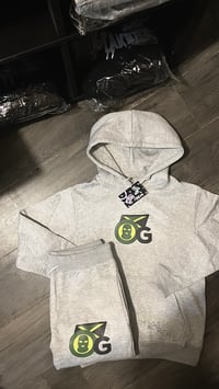 Image 2 of OG YARD- GREY HOODED TRACKSUIT