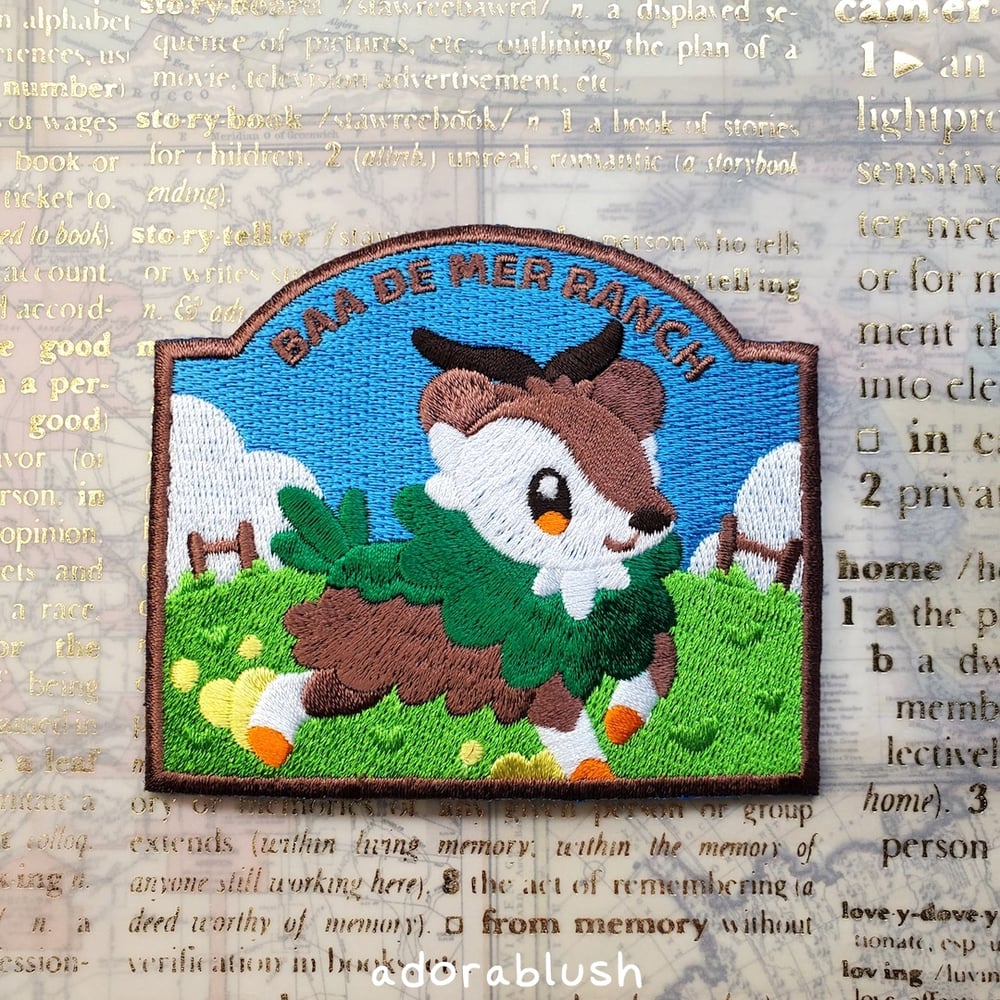 "Baa De Mer" - Embroidered Patch