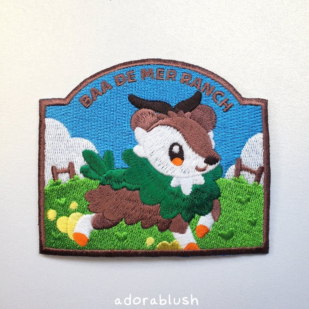 "Baa De Mer" - Embroidered Patch