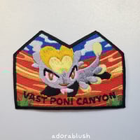 Image 2 of "Vast Poni Canyon" - Embroidered Patch