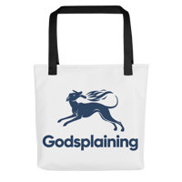Image 1 of Godsplaining Logo Tote