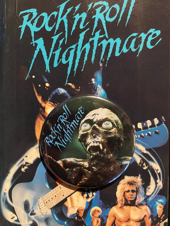 Image of Rock n’ Roll Nightmare Big Ass Button