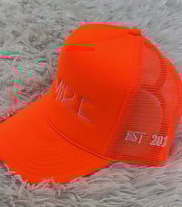 Image 2 of Neon Orange Trucker Hat