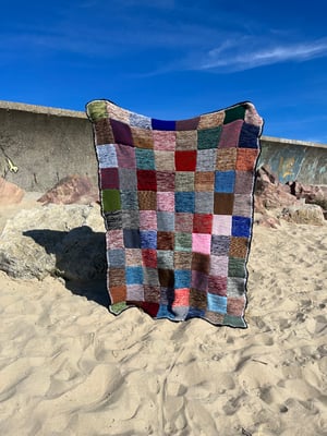Plaid Patchwork année 70 - OS