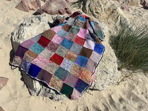 Plaid Patchwork année 70 - OS