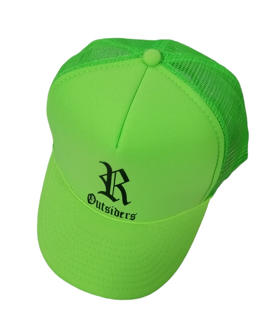 Image of Rebel Outsiders " Neon " Trucker Hat 