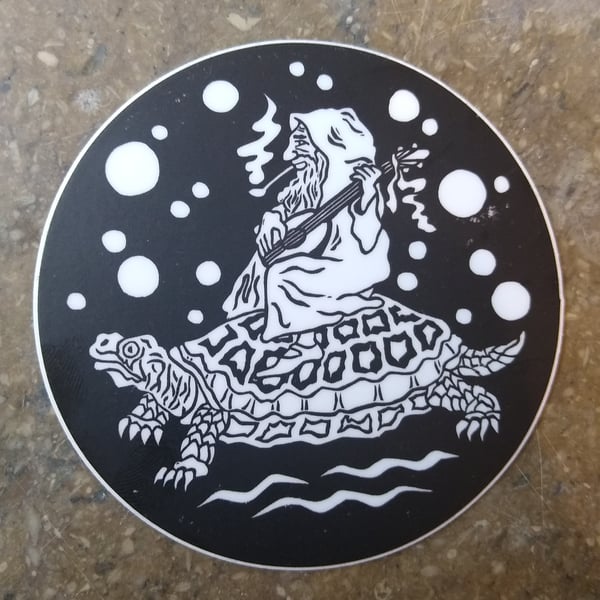 Image of Wizard Turtle Sticker