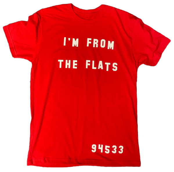 Image of FLATS T-Shirt Red/White