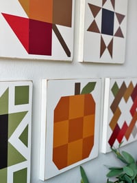 Image 2 of SET of 5 - Autumn Harvest Collection - 11" Barn Quilts