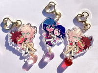 Image 1 of DANGANRONPA Anniversary Gummy Heart Ship Charms