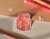 Chocolate milk carton sticker