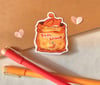 Shiba Butt in Snack Bag Sticker
