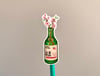 Peach Soju Blossom Vase Sticker