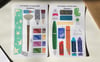 Stationery Paper Sticker Sheets