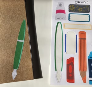 Image of Stationery Paper Sticker Sheets