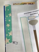 Stationery Paper Sticker Sheets