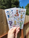 Stationery Pals Holo Clear Sticker Sheet