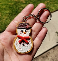Snowman Sugar Cookie #2 Keychain 