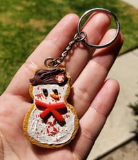 Snowman Sugar Cookie #4 Keychain 