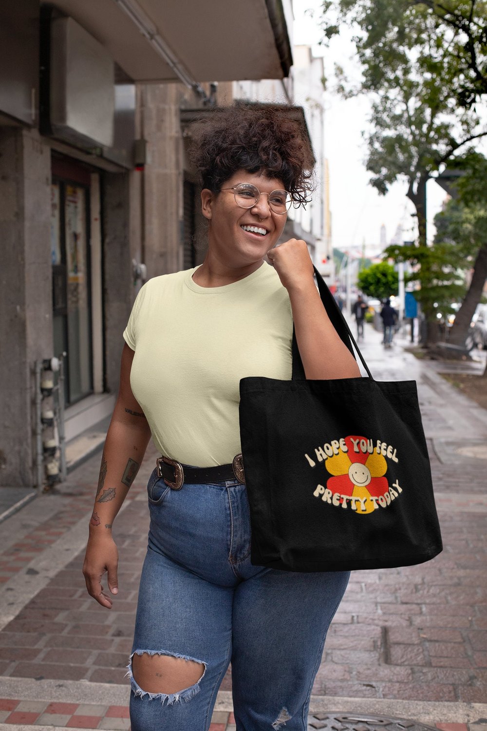 I Hope You Feel Pretty Today | Canvas Tote Bag