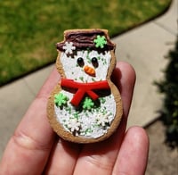 Snowman Sugar Cookie Pin #1