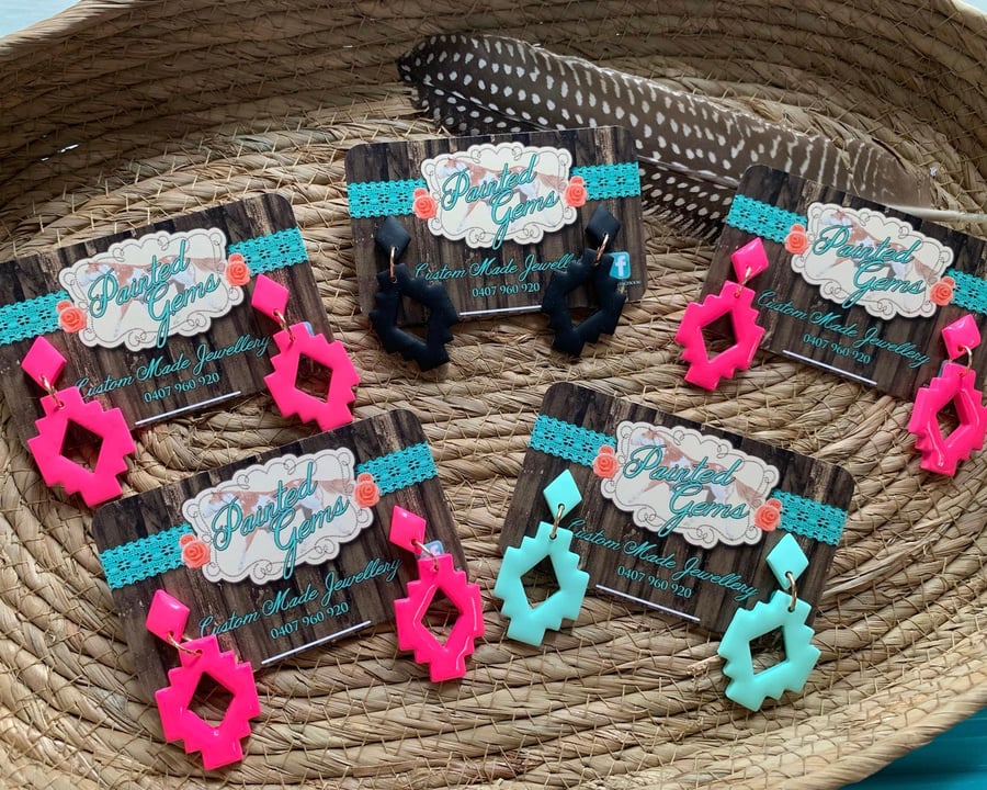 Image of Aztec dangles 