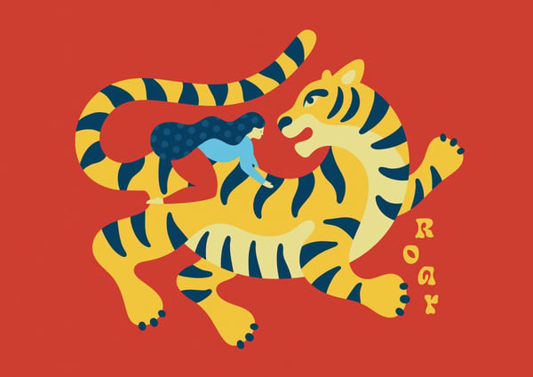 Image of Tiger Rider - Fine Art Print 