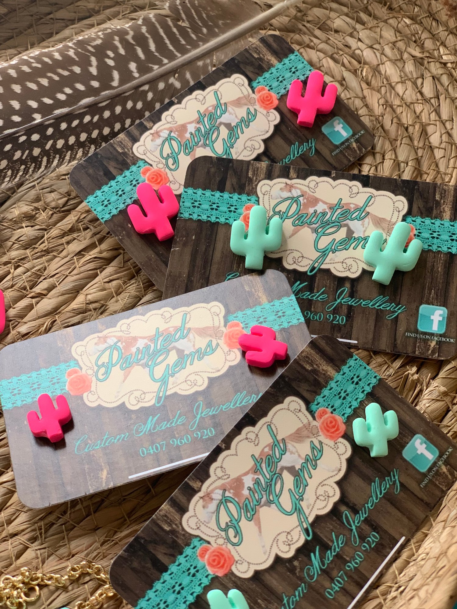 Image of Cactus studs 