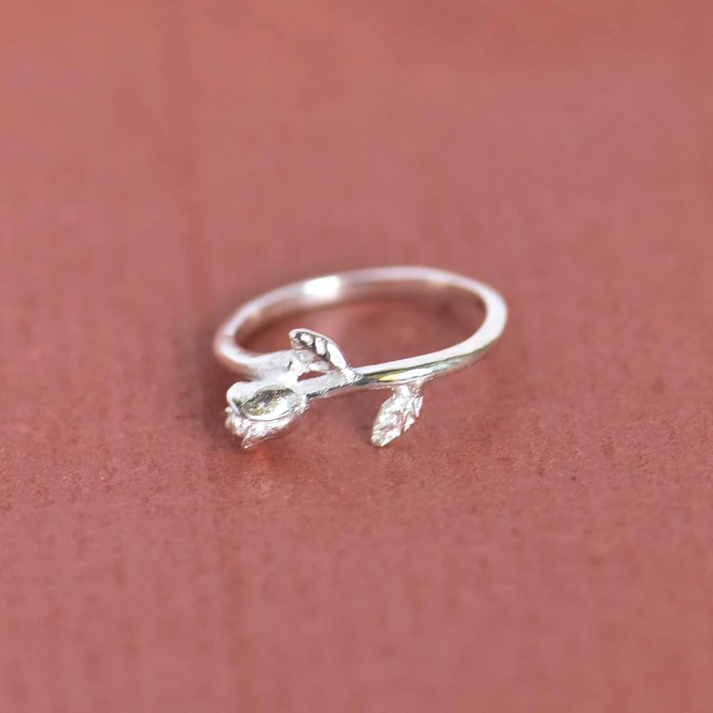 Image of ROSA silver ring