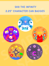 Image 2 of SK8 | Character Inspired Buttons