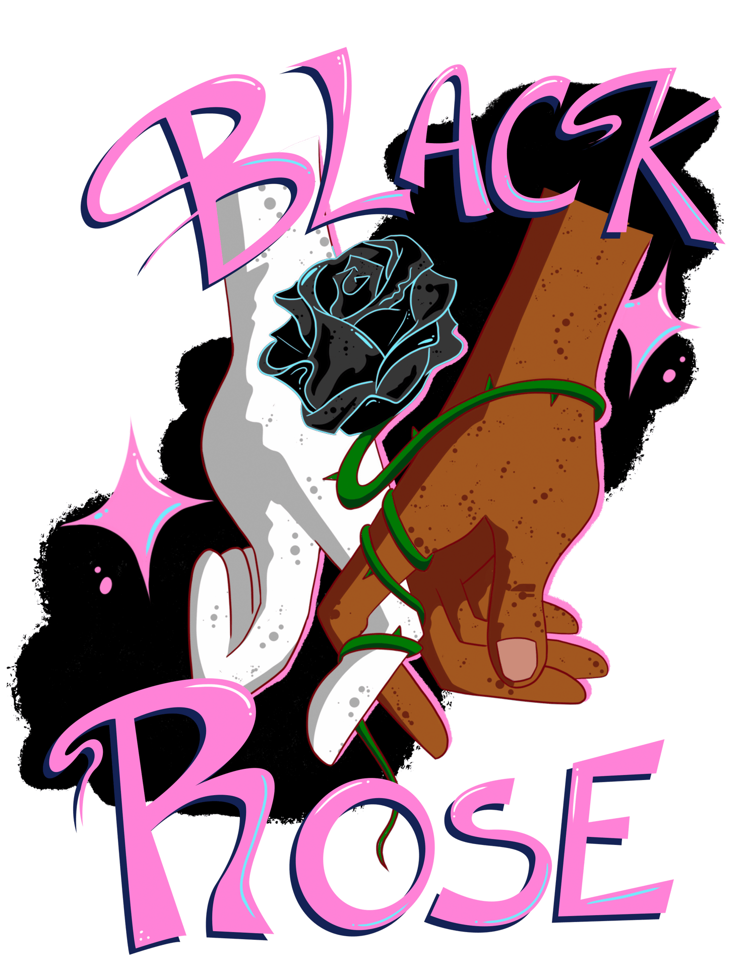 Image of Roses Are Black (Dark Gray)