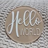 Birth Announcement Plaque