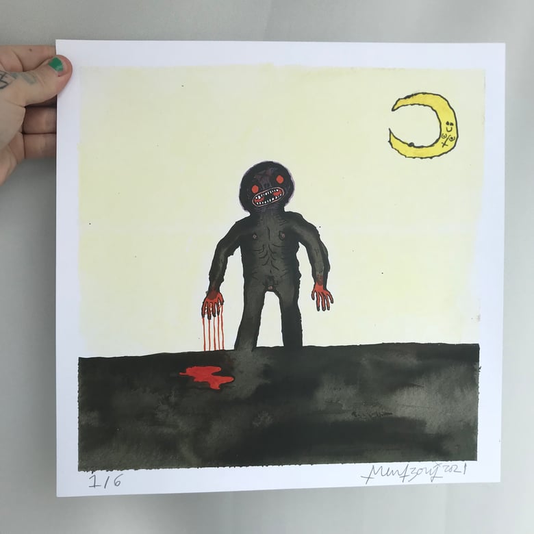 Image of  She Hates The Color Red (Triptych «Aske» Print Series) 