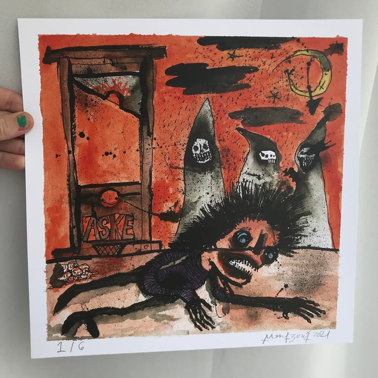 Image of Tim in My Skin (Triptych «Aske» Print Series)