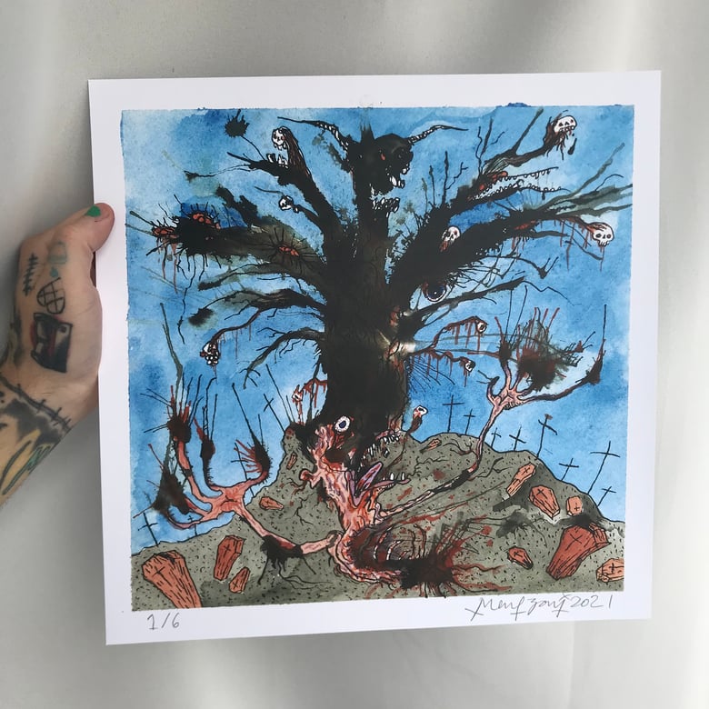 Image of S. Wonder’s Dream Come Through (Triptych «Aske» Print Series) 