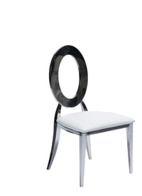 Image 3 of White and Silver luxury  chair 
