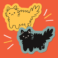 Image 1 of Kitty Kitty Sticker Set
