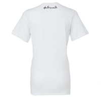 Image 2 of woman's white tee