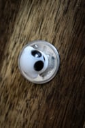 Tiny Ghost + Pumpkin Borosilicate Glass Art