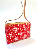 Batik Crossbody Bag - Red